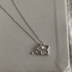 Dazzling Silver Star Necklace